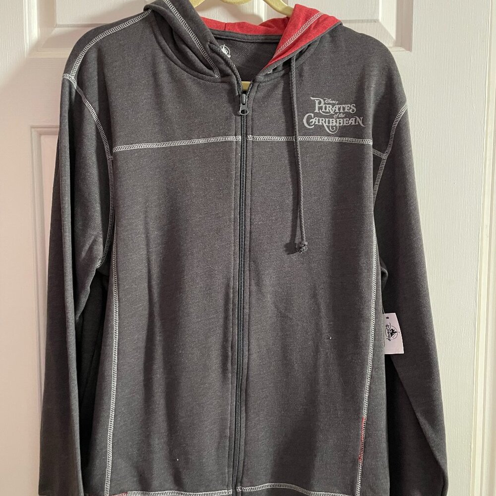 Men's Large (L) Disney Parks Pirates of the Caribbean lightweight hoodie